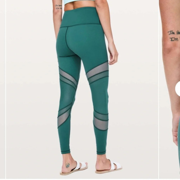 Lululemon Seek The Heat Tight *28" Green Jasper 21357 - Picture 2 of 11